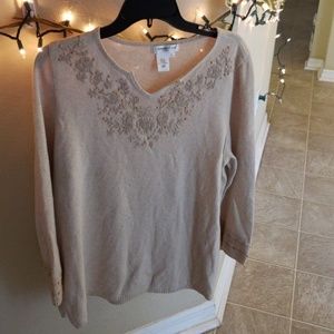 Coldwater Creek Fall Sweater, Sz L.